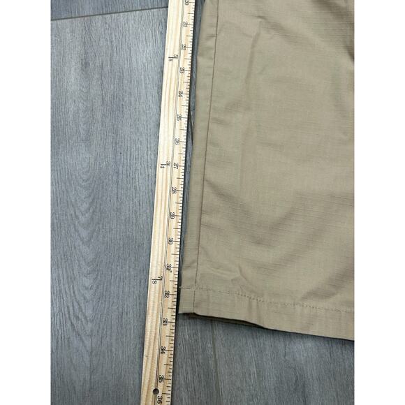 CQR Mens Khaki Ripstop Lightweight Outdoor Tactical Cargo Pants Size 34W/34L - Picture 8 of 8